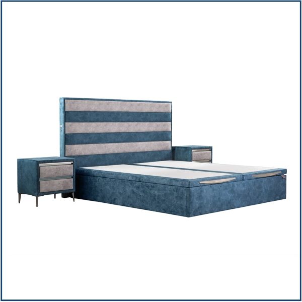 Julia Upholstered Floor Standing Headboard - The Bed Centre